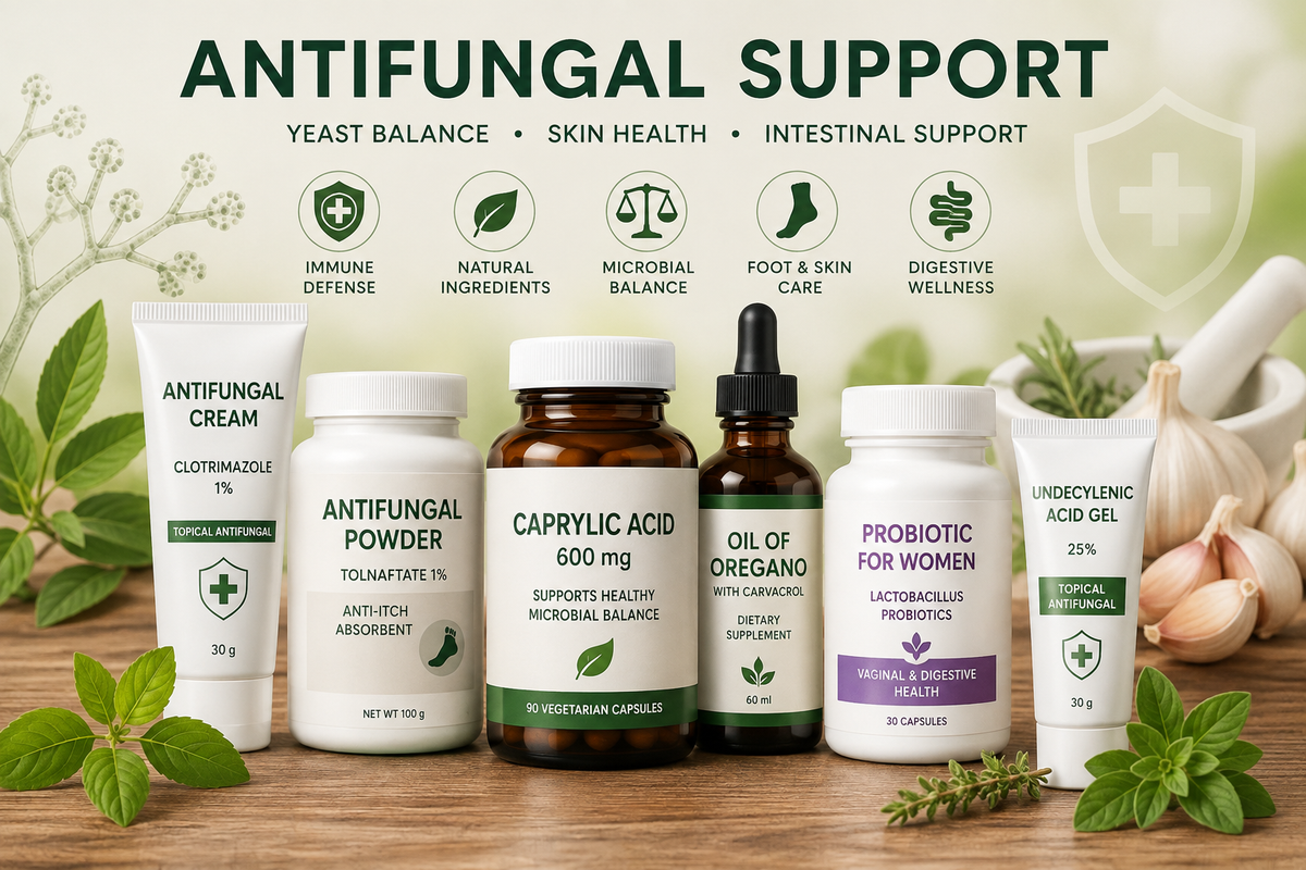 Antifungal Support – Yeast, Candida, Skin & Fungal Health