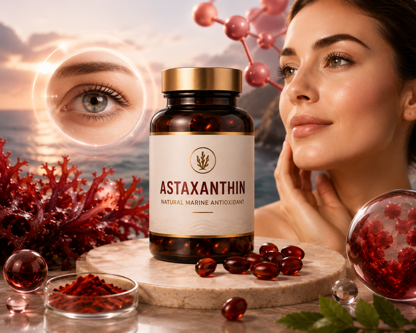 Astaxanthin – Powerful Antioxidant Support for Eye, Skin & Healthy Aging