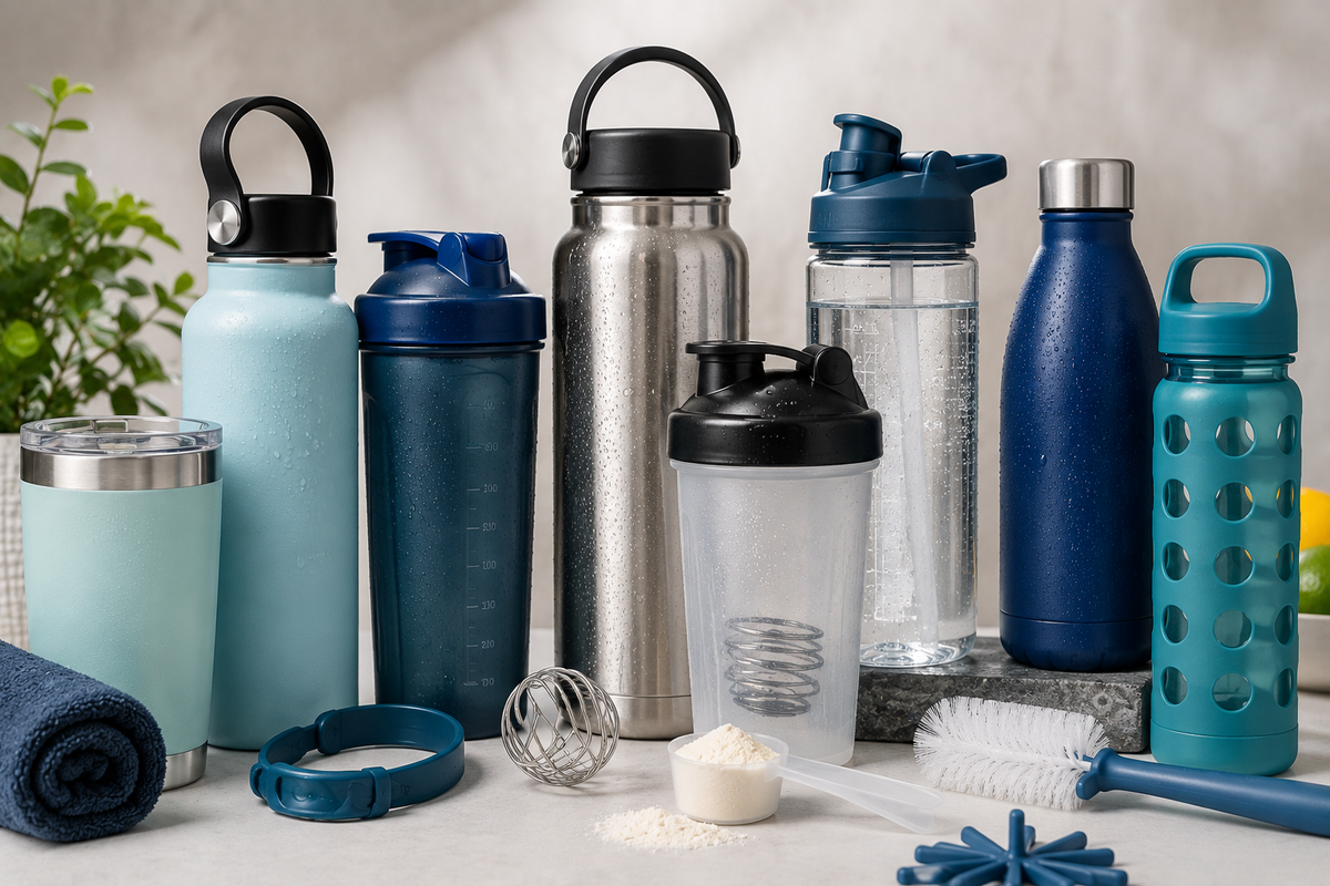 Hydration Accessories – Bottles, Shakers, Tumblers & On-the-Go Hydration Essentials