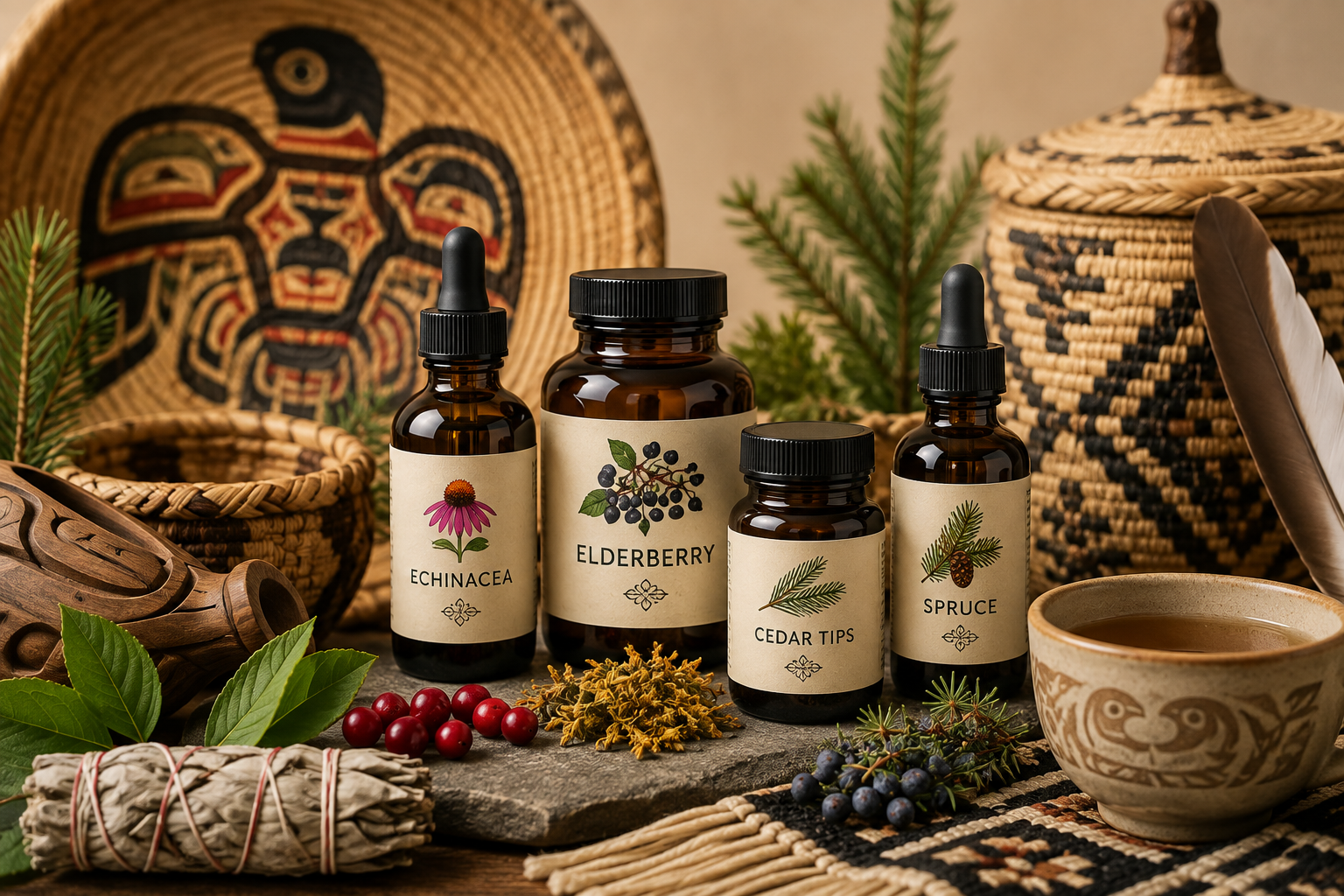 Indigenous-Inspired Botanicals – Traditional Plant-Based Wellness & Herbal Support