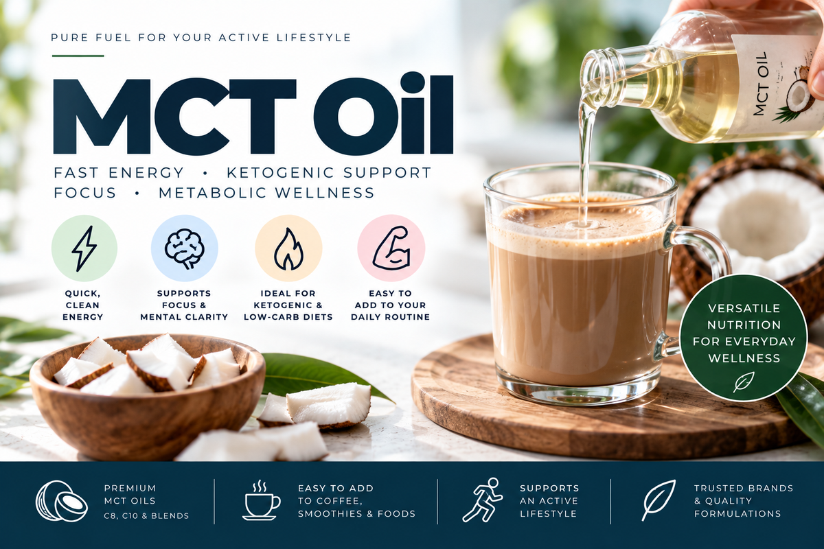 MCT Oil – Fast Energy, Ketogenic & Metabolic Support