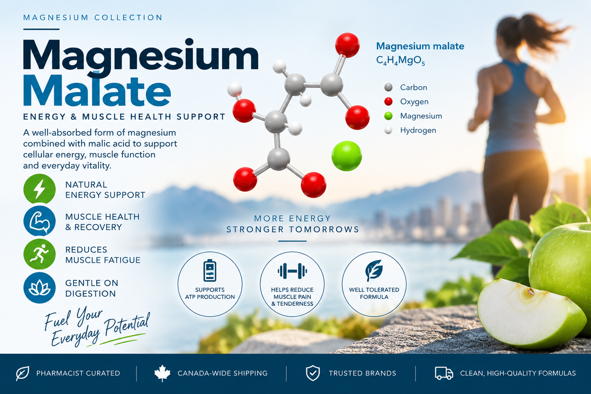 Magnesium Malate – Energy & Muscle Health Support
