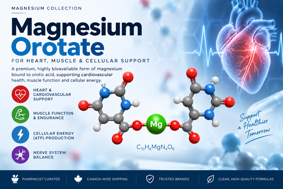 Magnesium Orotate – Heart, Muscle & Cellular Energy Support