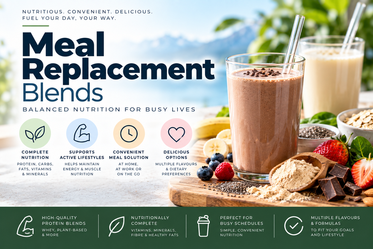 Meal Replacement Blends – Balanced Nutrition, Protein & Convenient Meal Support