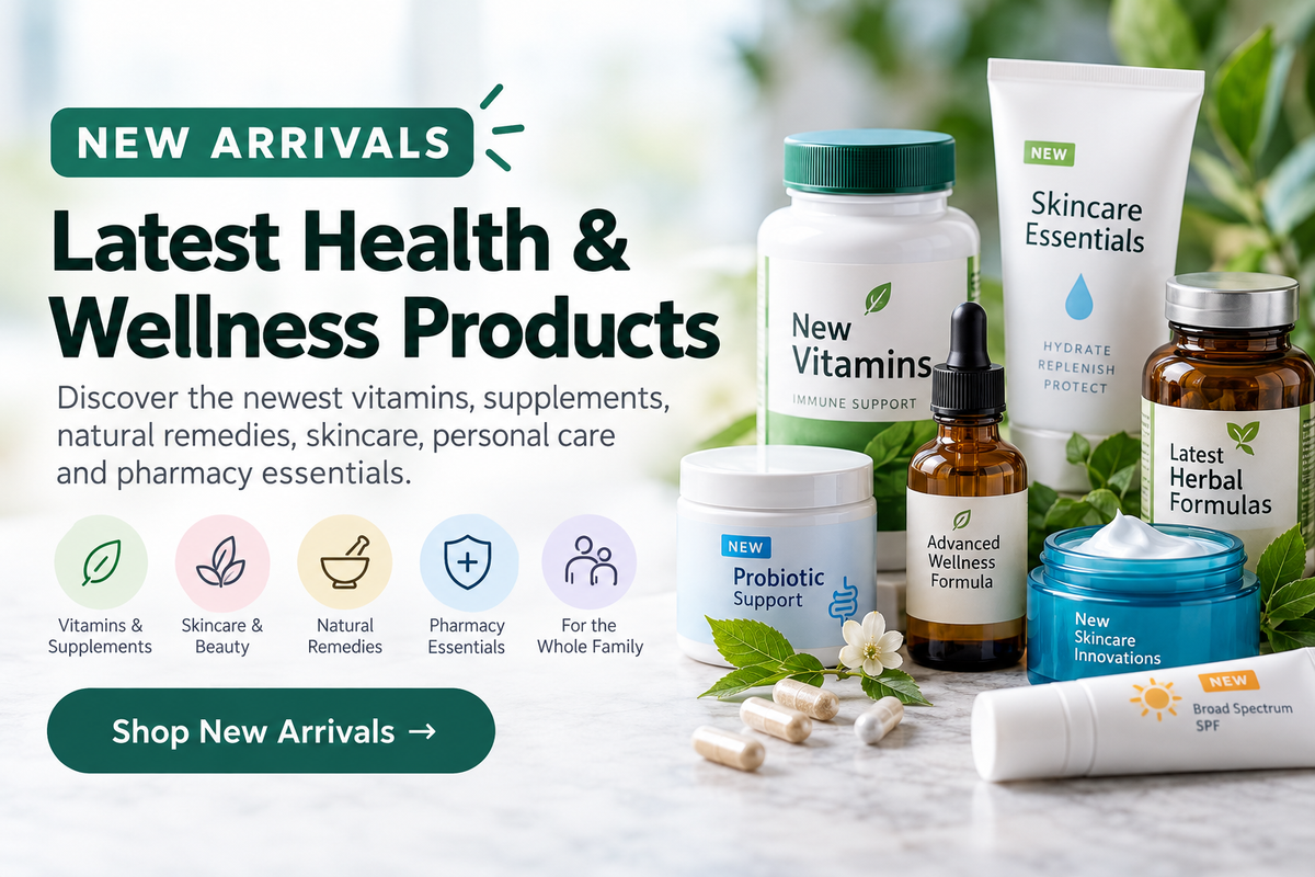 New Arrivals – Latest Vitamins, Supplements & Wellness Products