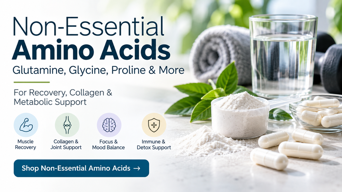 Non-Essential Amino Acids – Glutamine, Glycine, Proline & Recovery Support