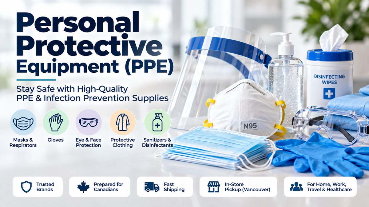 Personal Protective Equipment (PPE) – Face Masks, Gloves & Protective Supplies