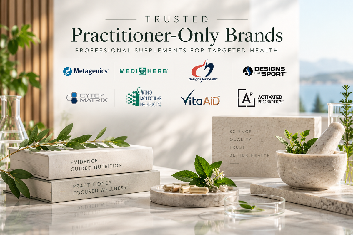Trusted Practitioner-Only Brands – Professional & Practitioner-Grade Supplements