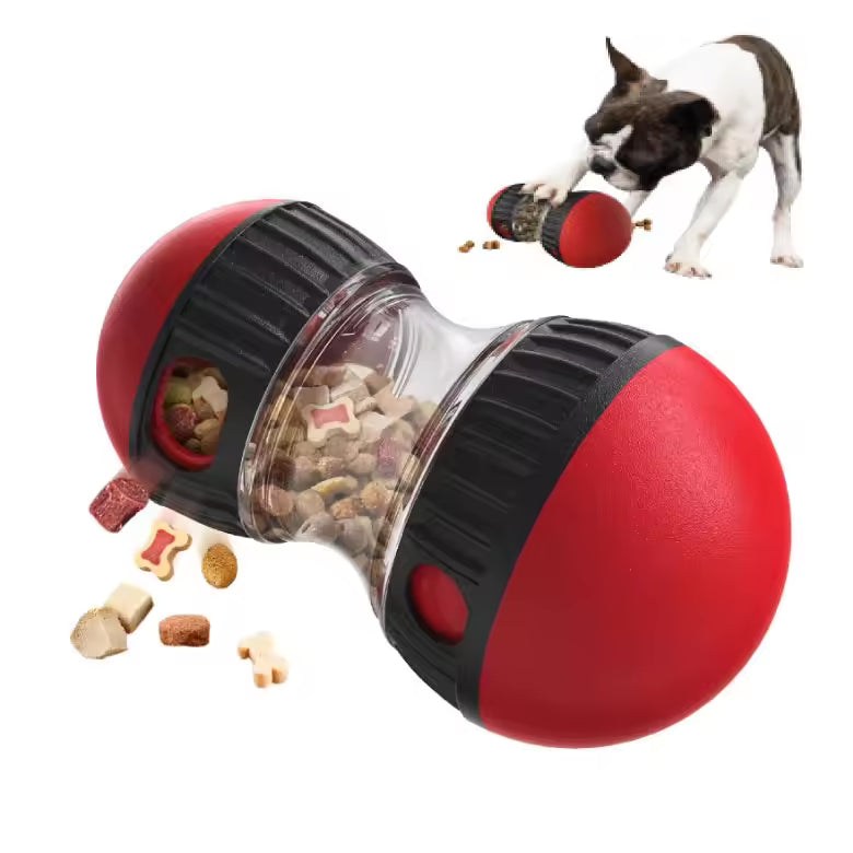 Interactive Slow Feeder Oval Toy – Dog Food Dispenser