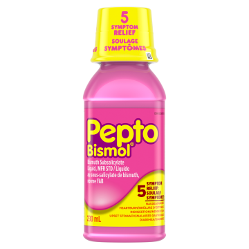 Pepto Original Liquid | Pepto Bismol® | 115m, 230, 480 mL