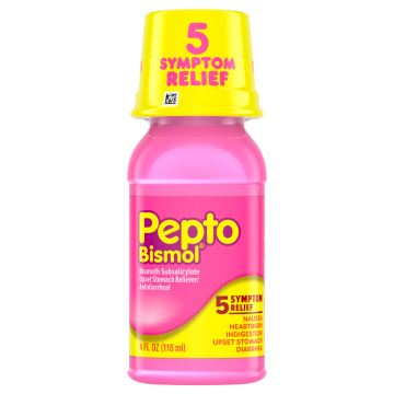 Pepto Original Liquid | Pepto Bismol® | 115m, 230, 480 mL