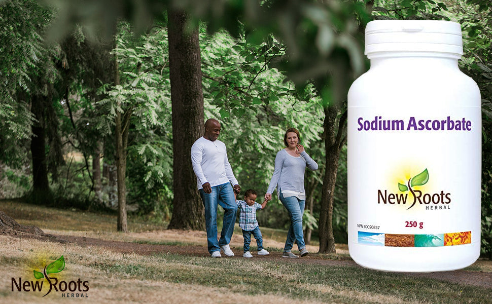 Vitamin C Sodium Ascorbate by New Roots HERBAL – Buffered Vitamin C Support | 250 g