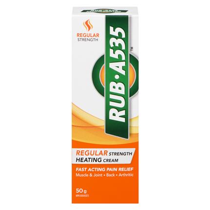 Muscle & Joint Regular Strength Heat Cream | RUB•A535| 50 or 100 g