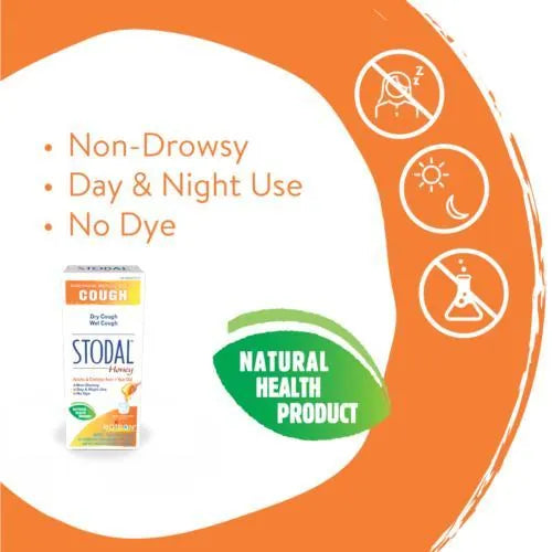 Stodal Adults Honey Cough Syrup | Boiron® | 200 mL