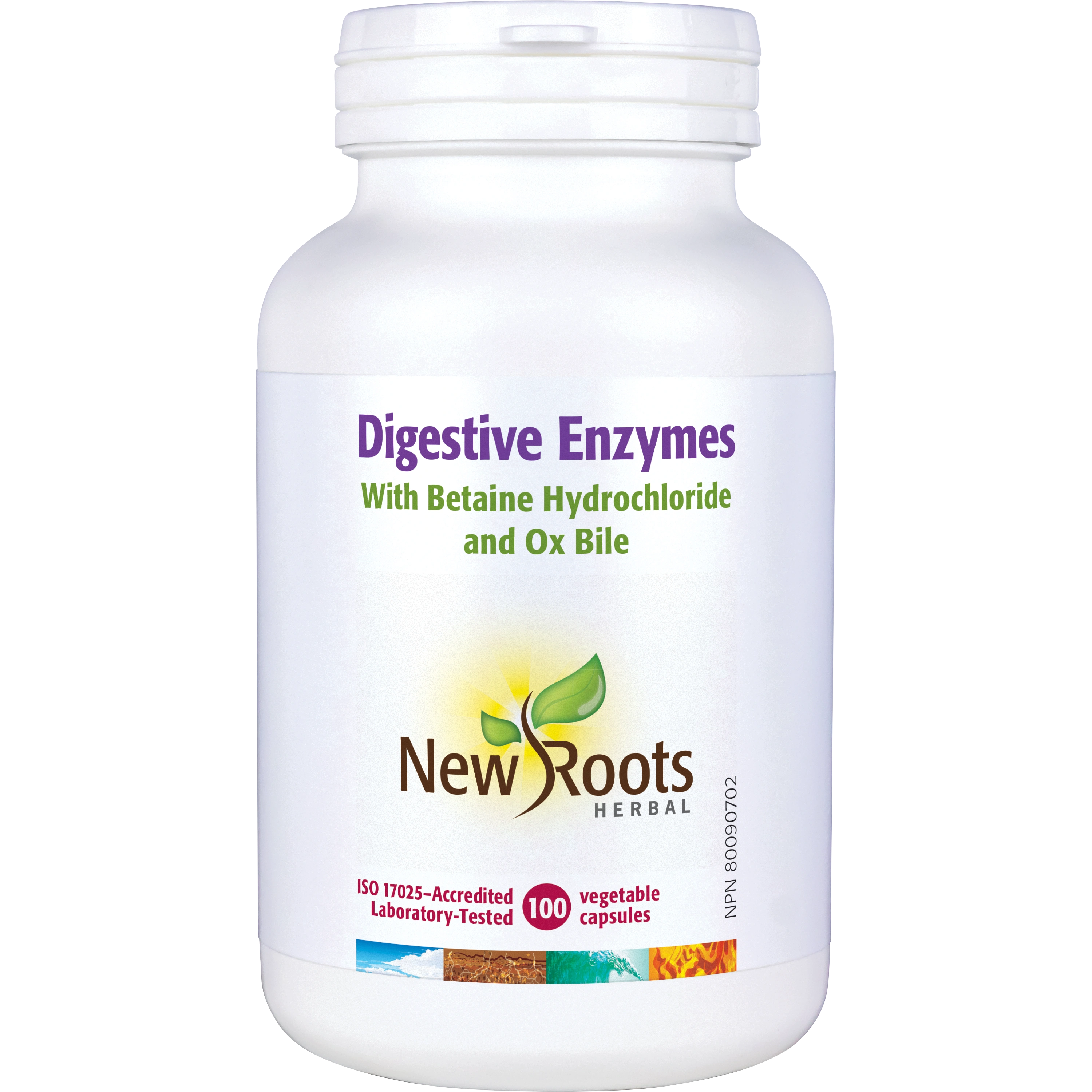 Digestive Enzymes | New Roots HERBAL® | 100 Capsules