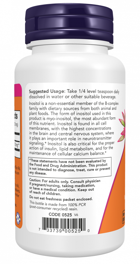 Inositol Powder | NOW® | 113 OR 227 g