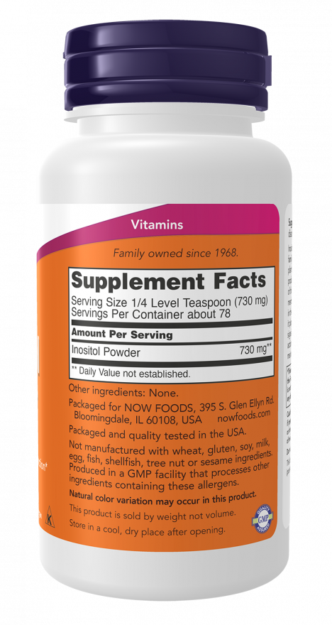 Inositol Powder | NOW® | 113 OR 227 g