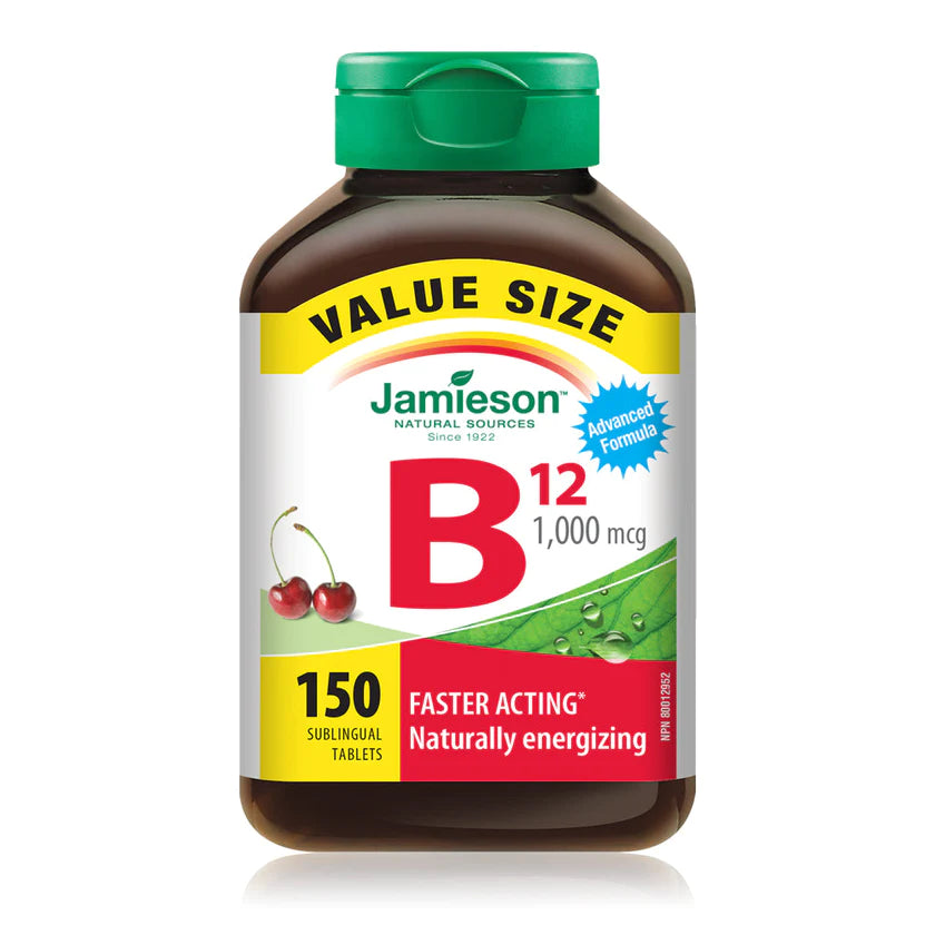 Vitamin B12 Fast-Dissolving | Jamieson™ | Various Sizes