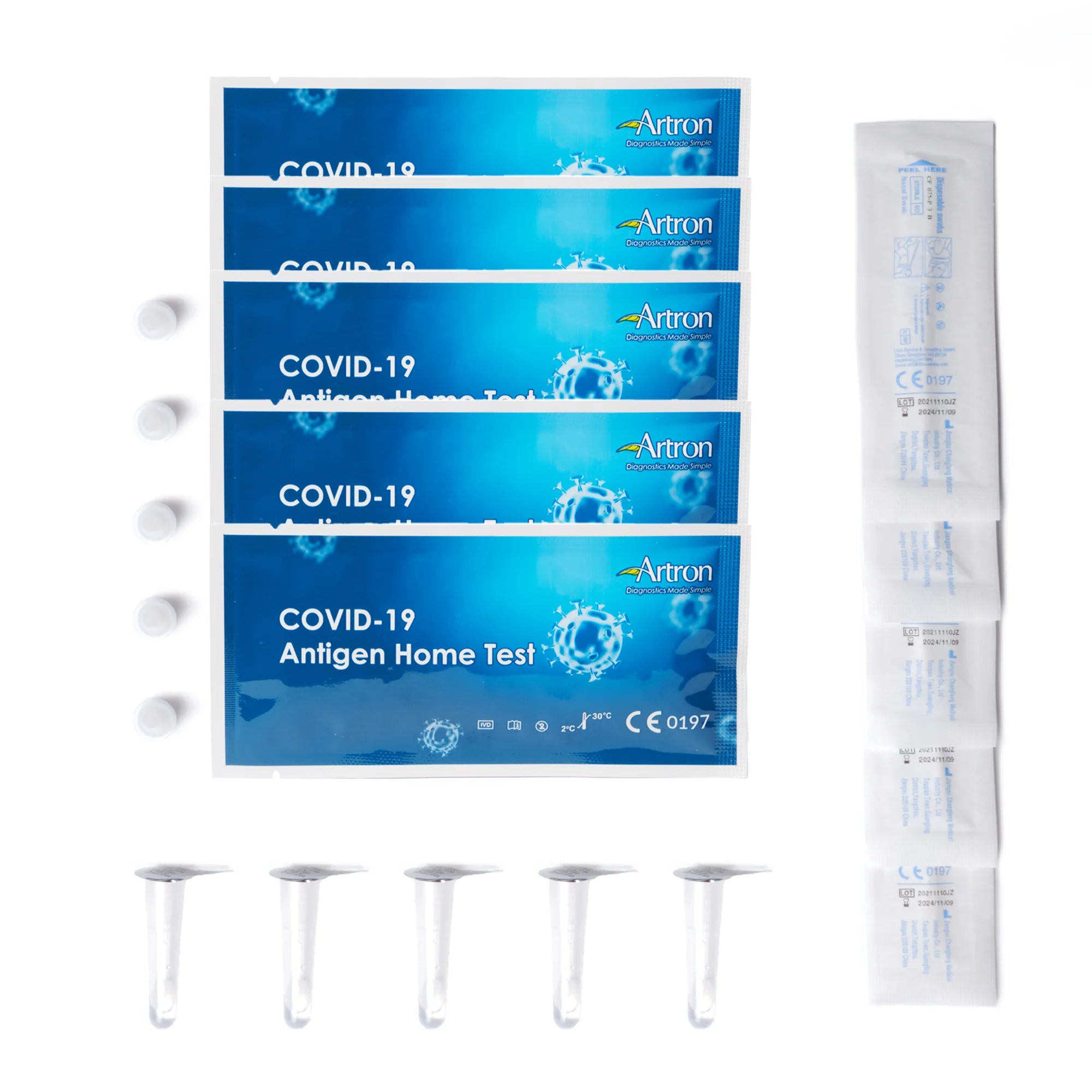 Rapid COVID-19 Antigen Self Test (Nasal) | Artron | 5 Tests/Box