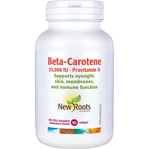 Beta-Carotene | New Roots HERBAL® | 90 Softgels