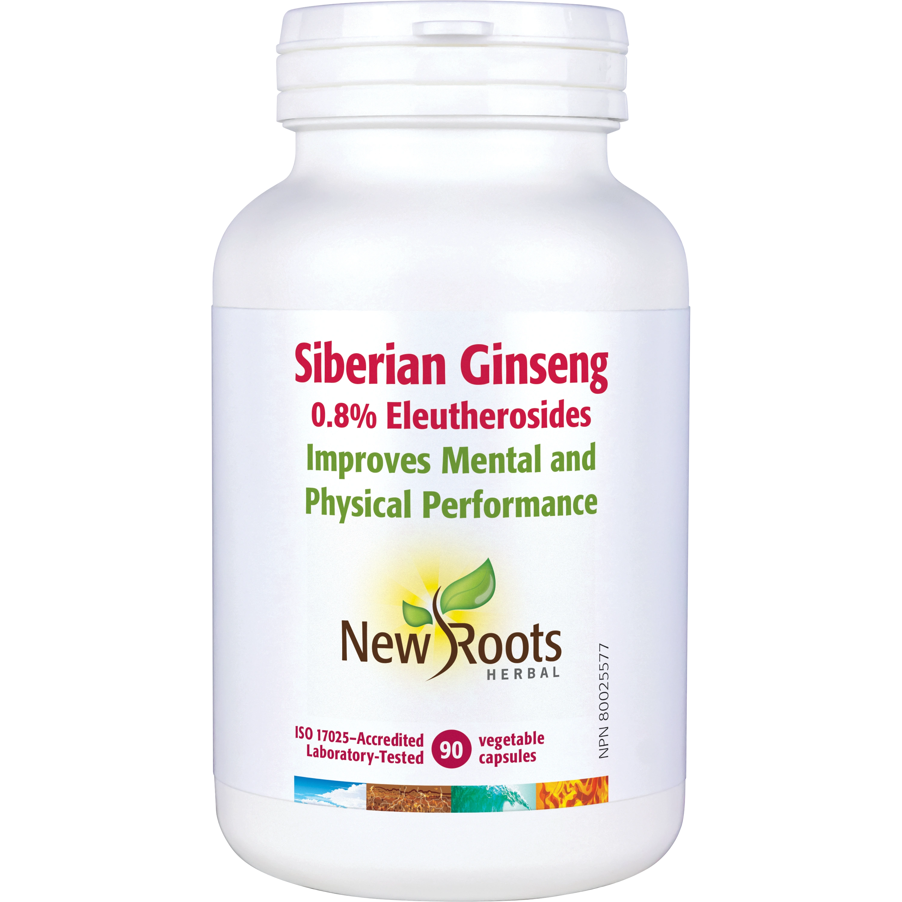 Siberian Ginseng | New Roots HERBAL® | 90 Veg Capsules