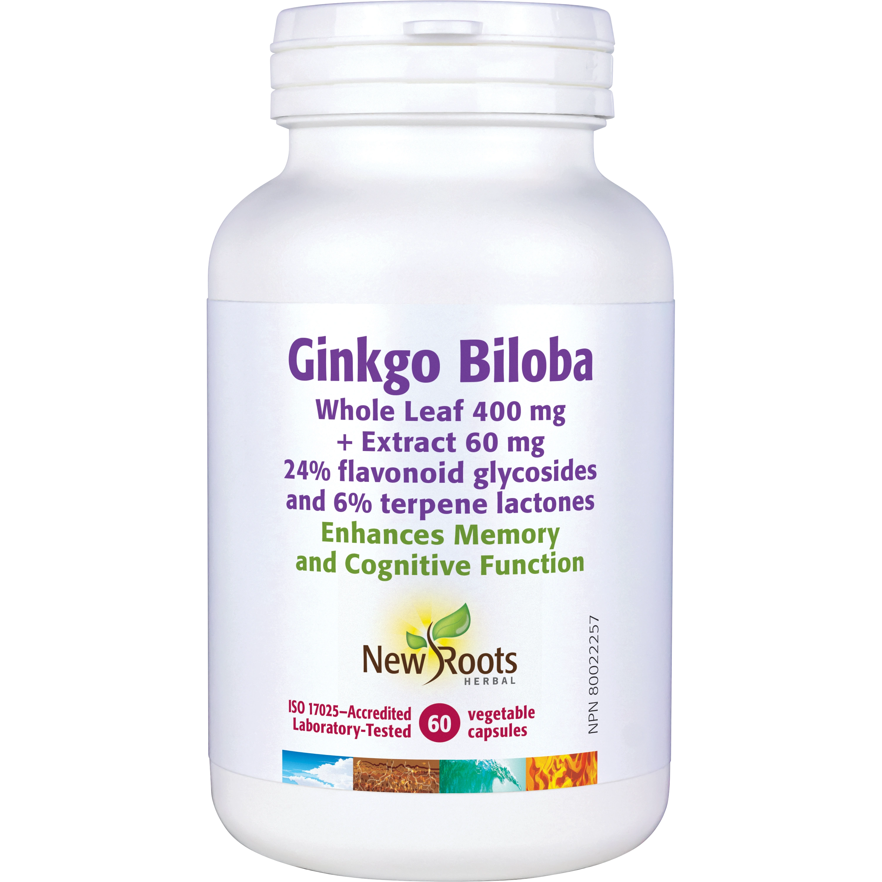 Ginkgo Biloba | New Roots HERBAL® | 60 OR 120 Veg Capsules