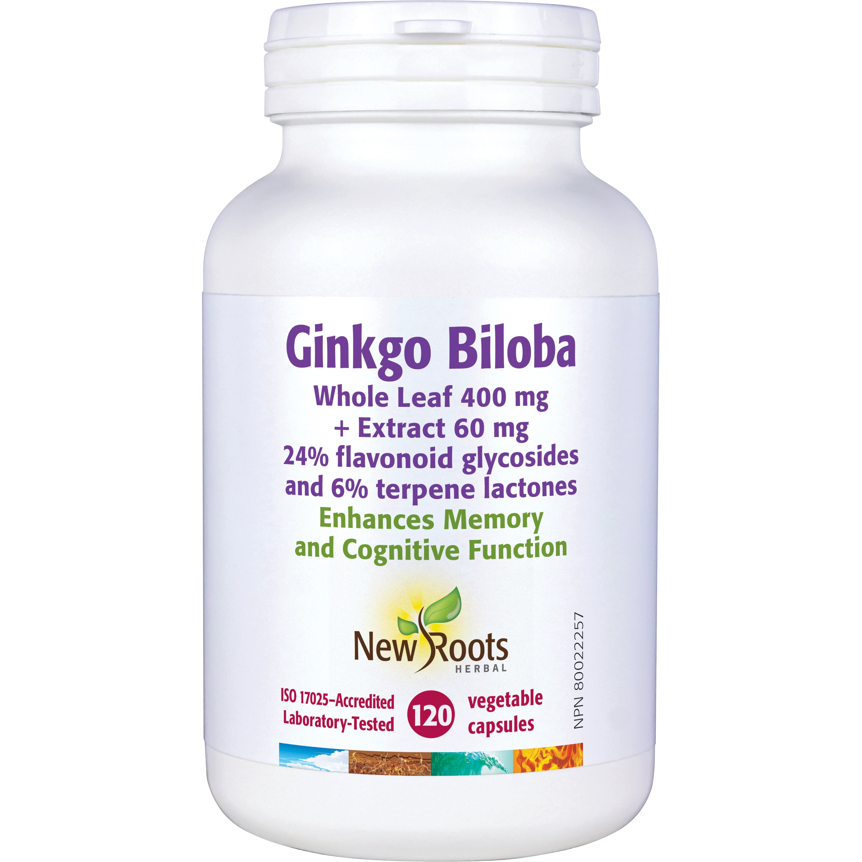 Ginkgo Biloba | New Roots HERBAL® | 60 OR 120 Veg Capsules