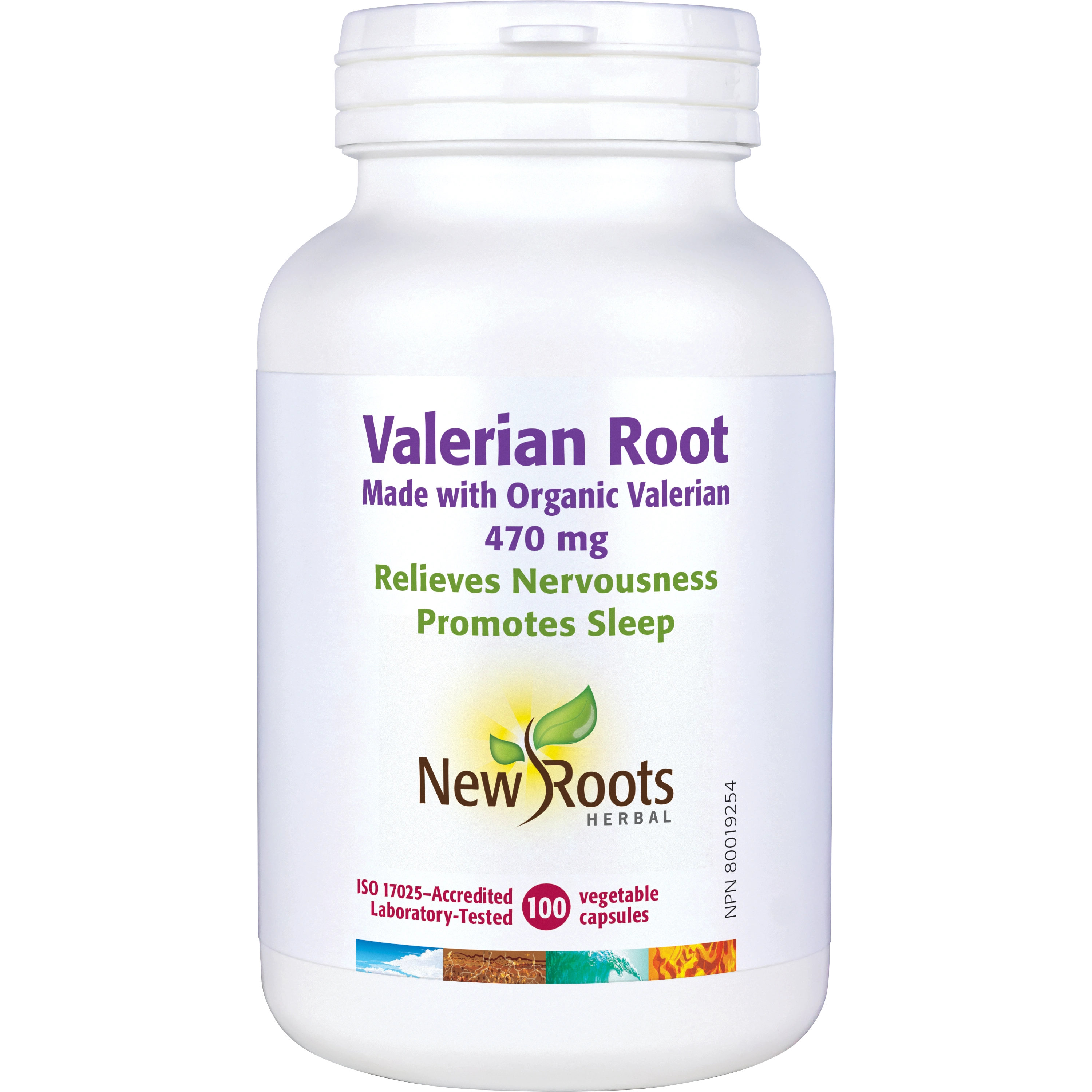 Valerian Root 470 mg | New Roots HERBAL® | 100 Veg Capsules