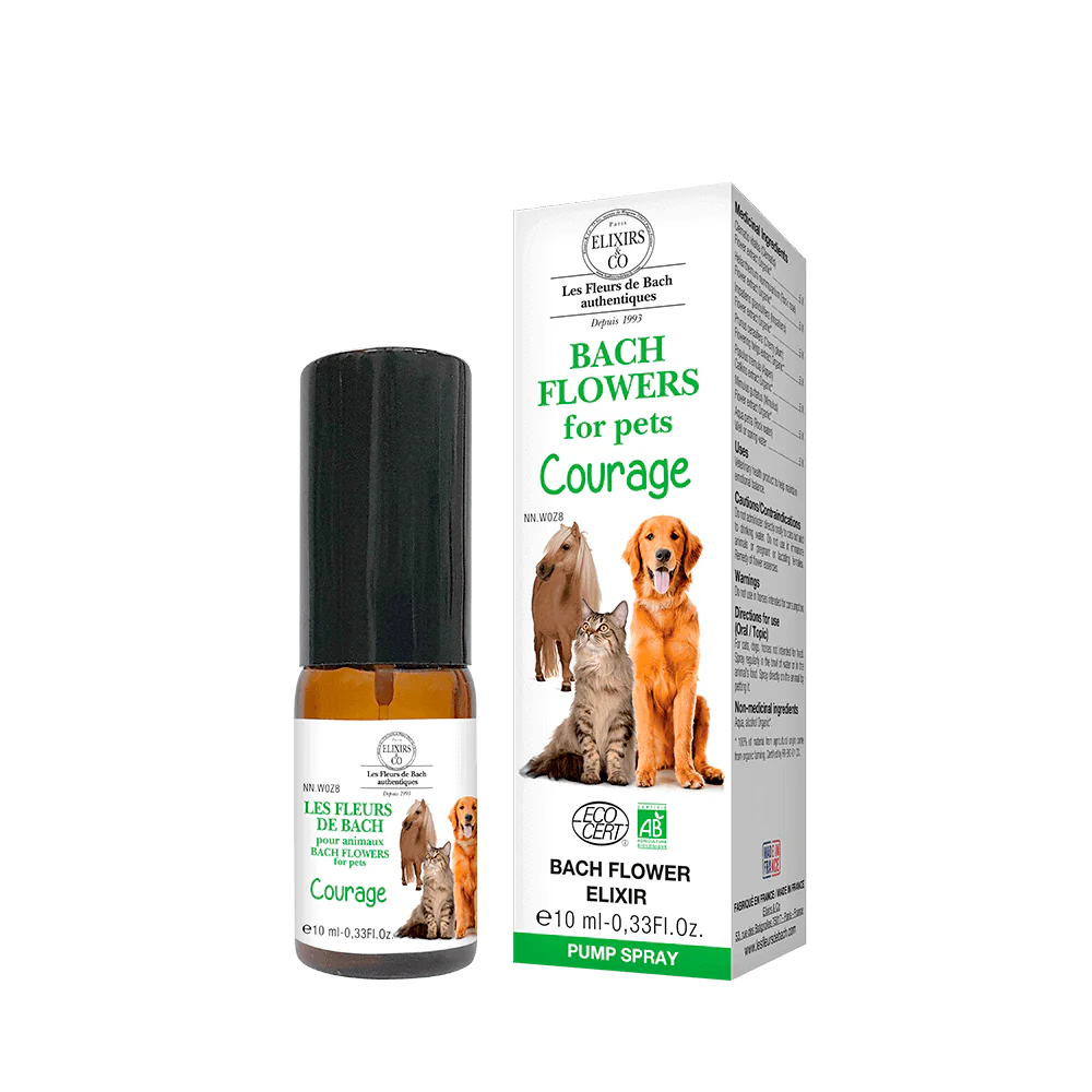 Courage for Pets Organic | Bach Flowers | 10 mL
