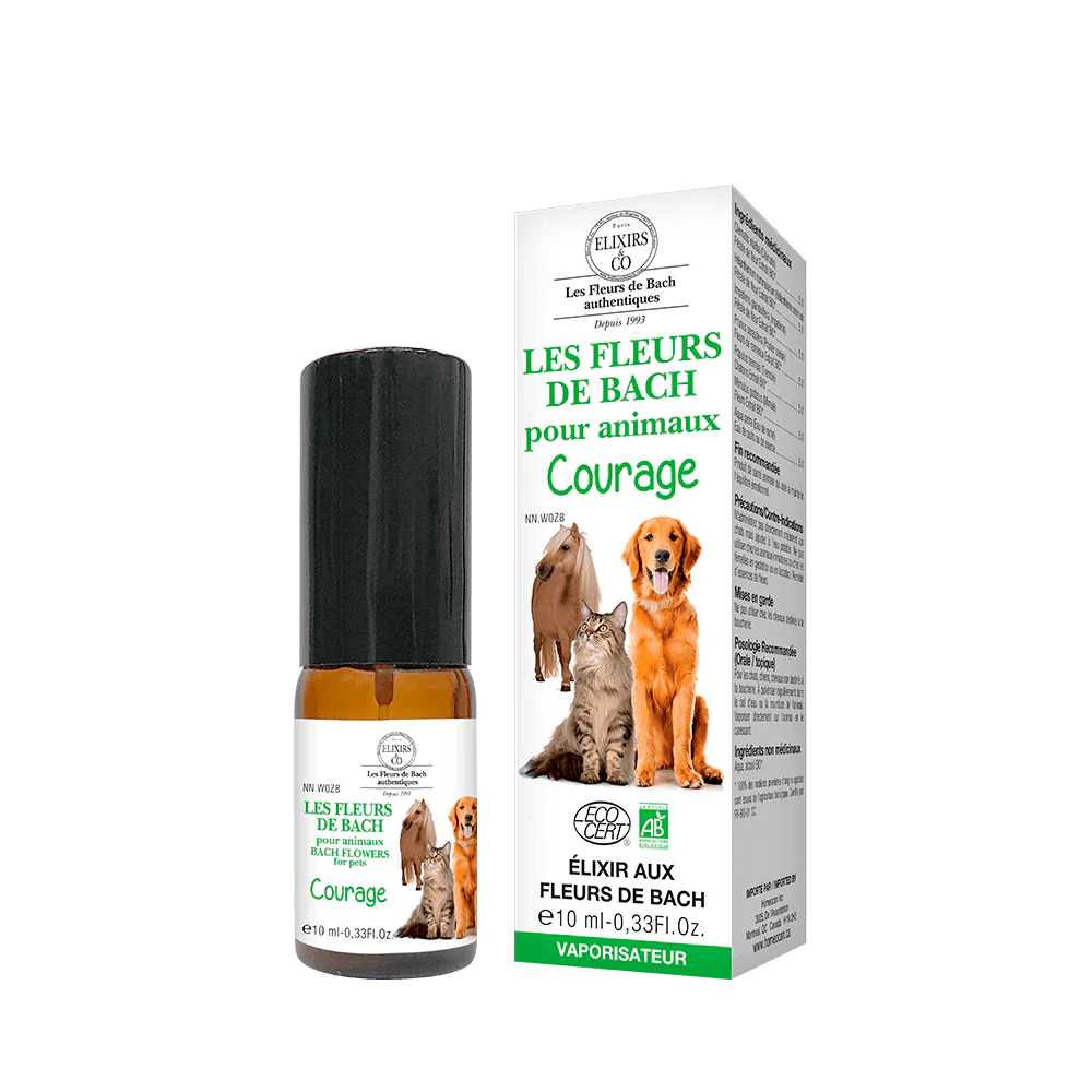 Courage for Pets Organic | Bach Flowers | 10 mL