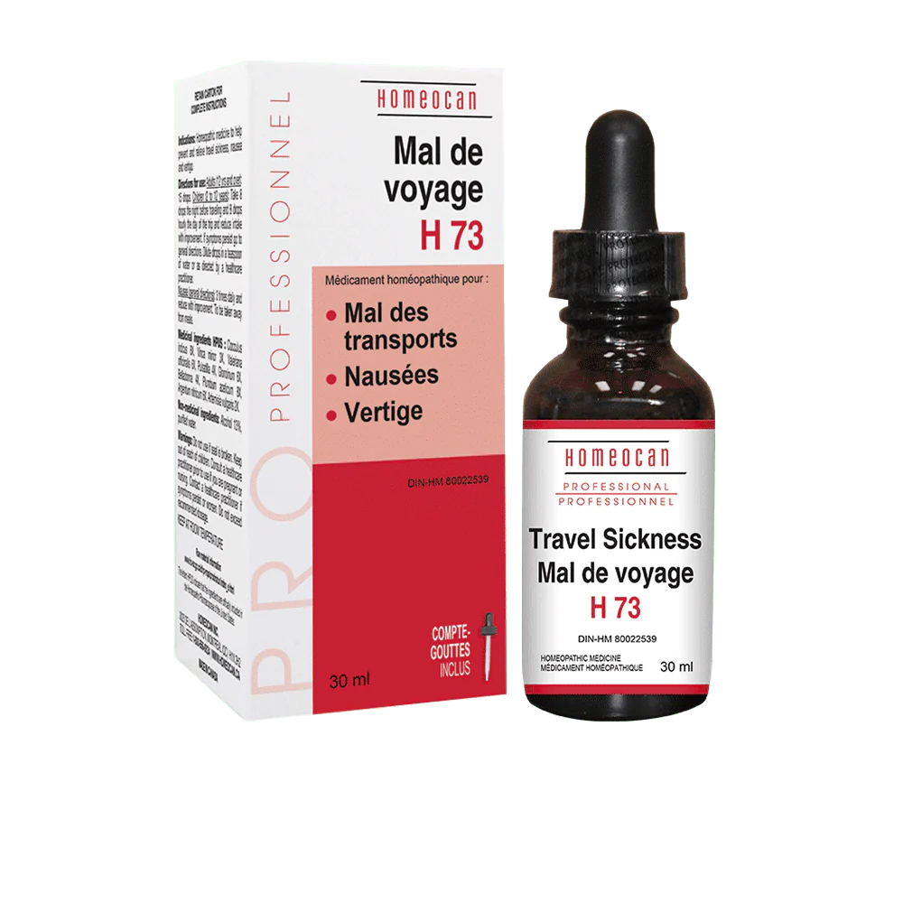 H73 Travel sickness Drops | HOMÉOCAN | 30mL