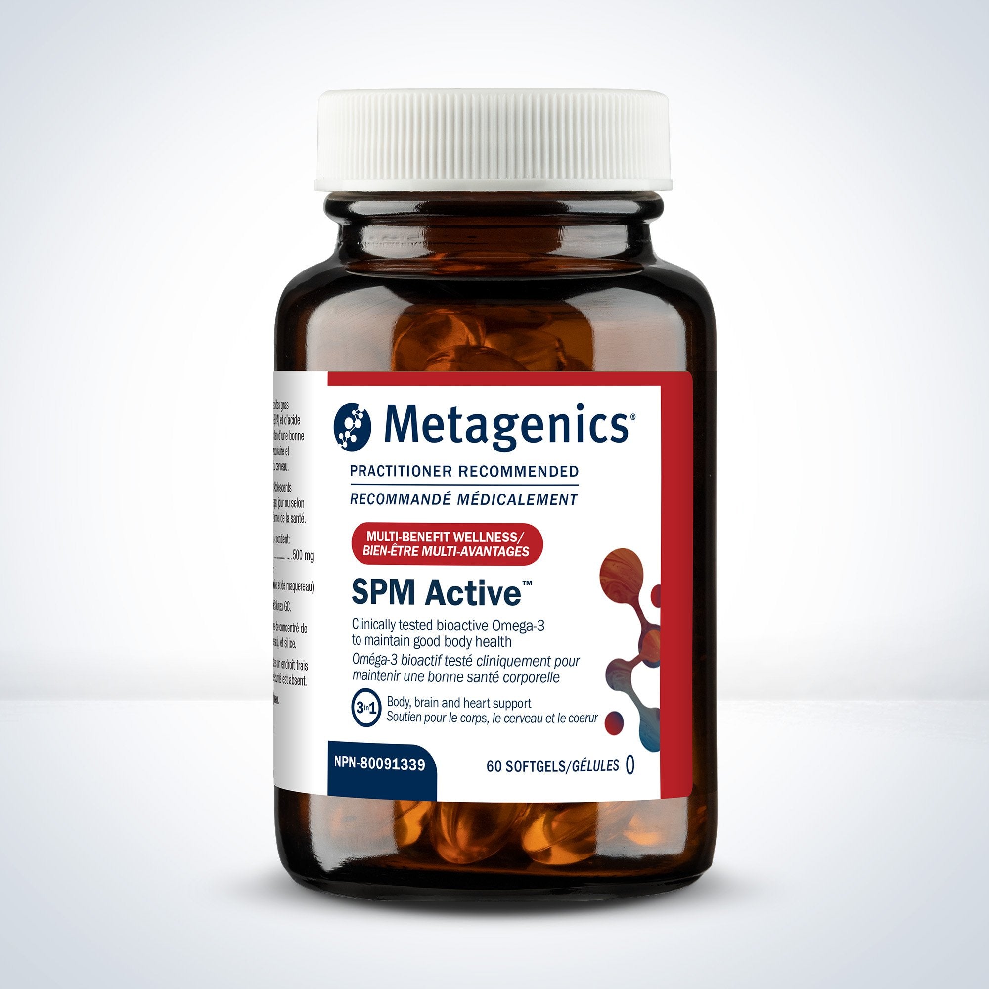 SPM Active® by Metagenics® – Pro-Resolving Mediators for Immune & Inflammatory Response | 60 or 120 Softgels