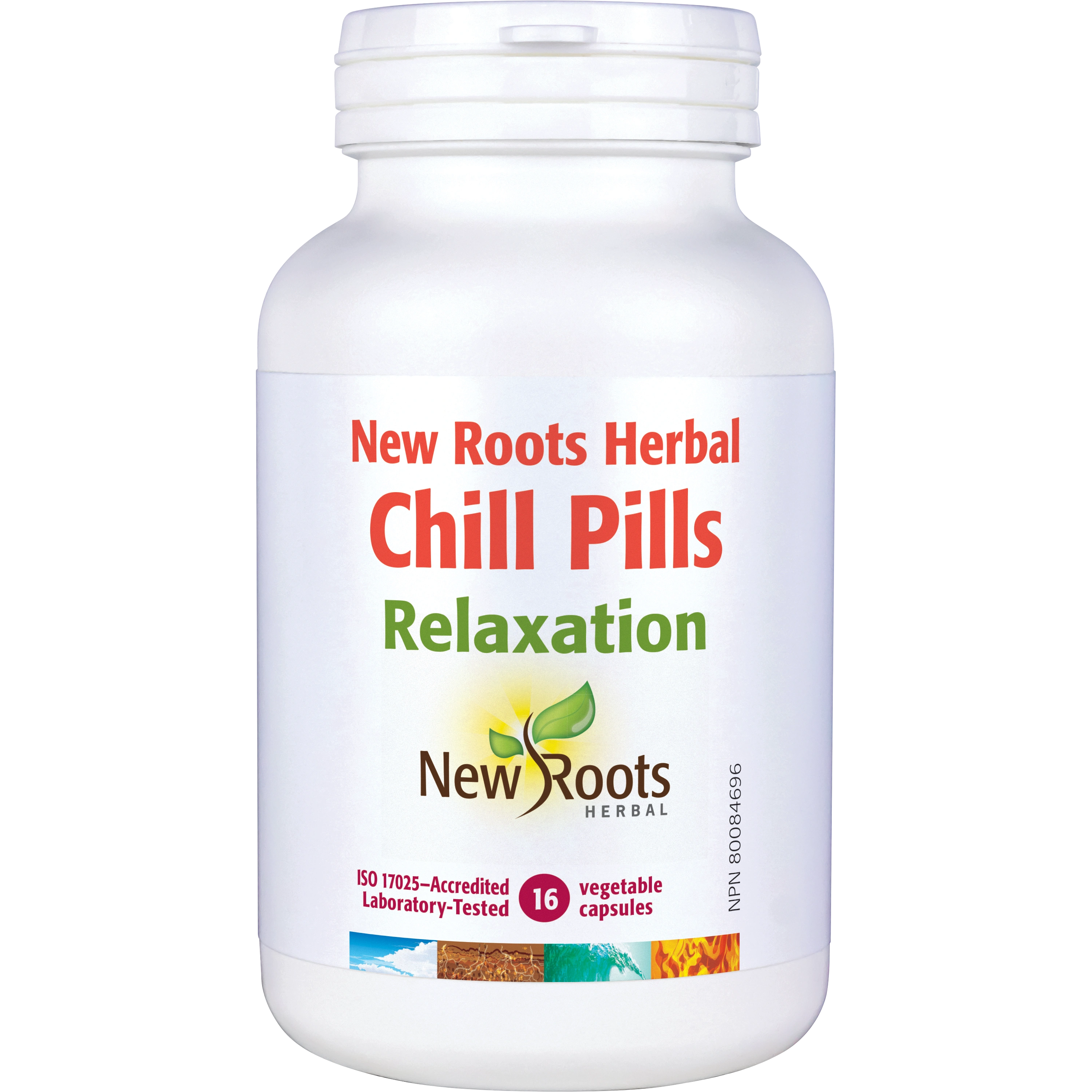 Chill Pills | New Roots HERBAL® | 16 OR 30 OR 60 Veg Capsules