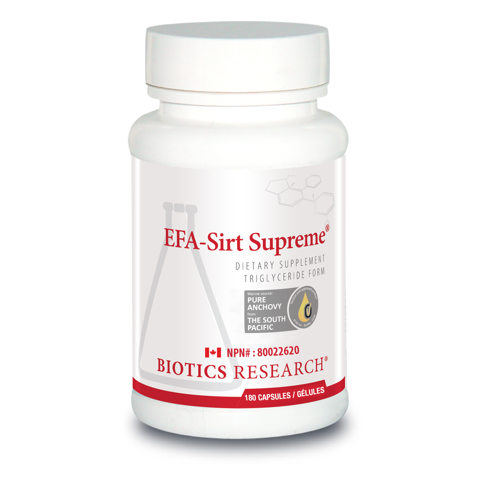 EFA-Sirt Supreme™ | Biotics Research® | 180 Capsules