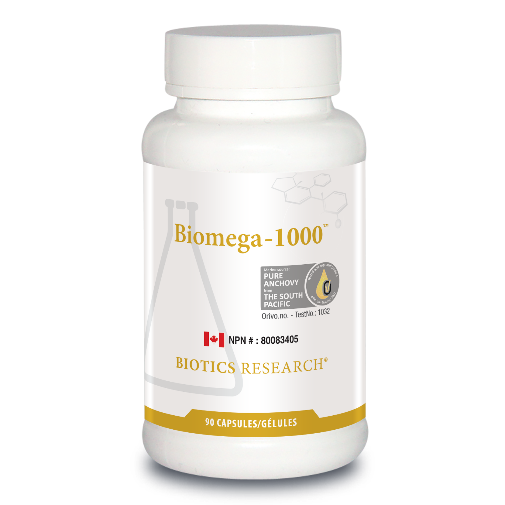 Biomega-1000™ | Biotics Research® | 90 Capsules