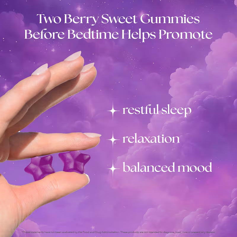 SLEEPtamin® by HAIRtamin® – Sleep, Relaxation & Mood Support | 60 Vegan Gummies