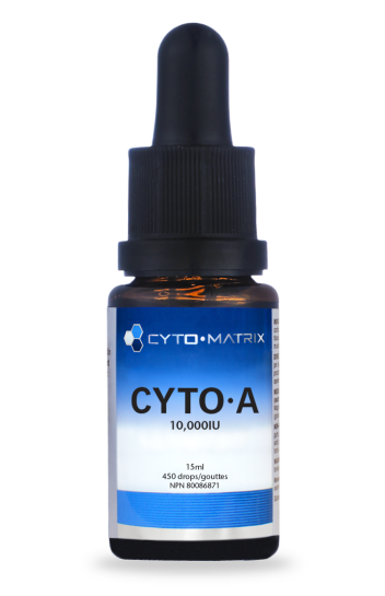 Cyto-A 10,000 IU Drops by Cytomatrix® – Liquid Vitamin A (Retinyl Palmitate) | 15 mL