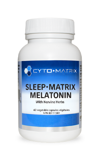 Sleep-Matrix Melatonin by Cytomatrix® – Sleep & Circadian Rhythm Support | 60 Vegetable Capsules