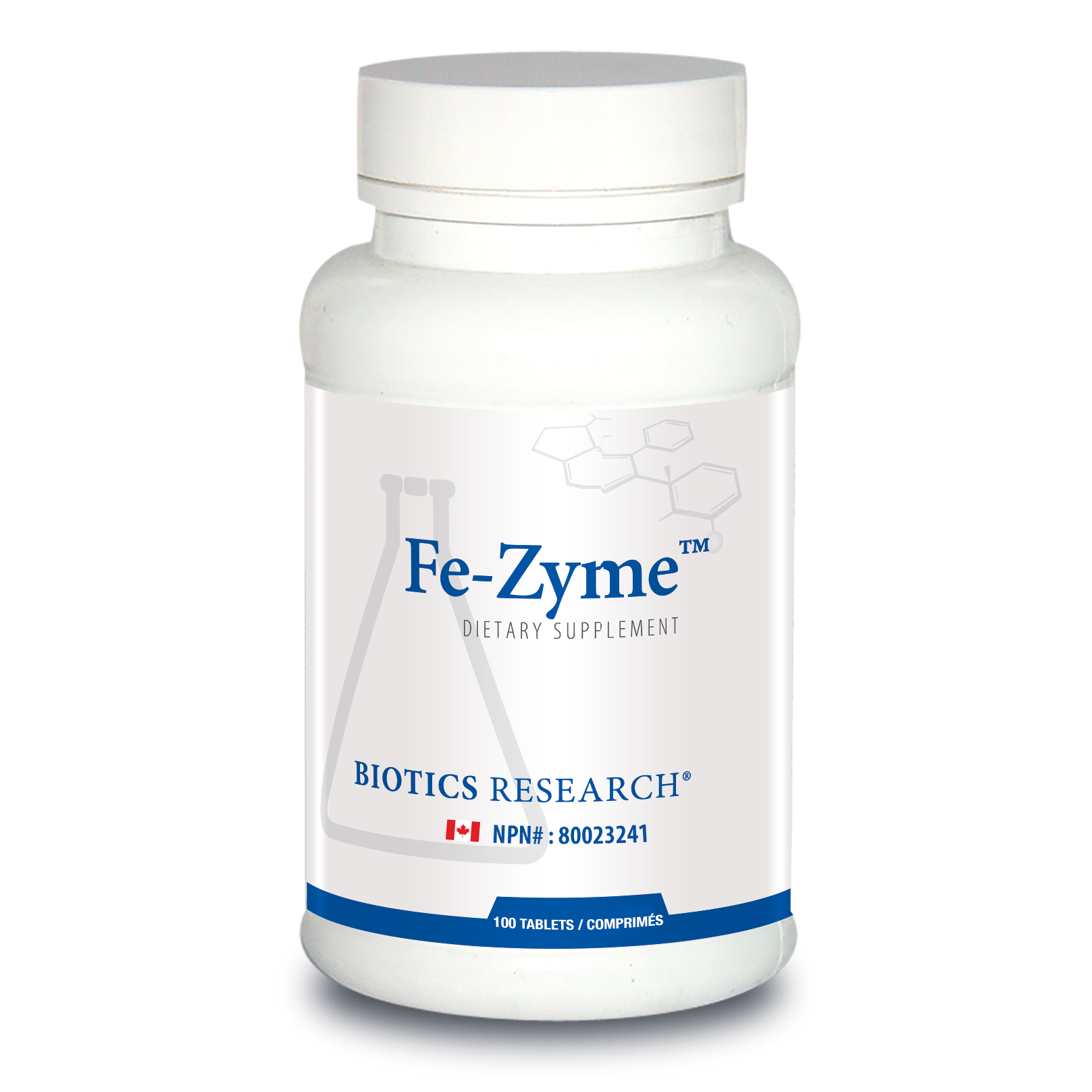 Fe-Zyme™ | Biotics Research® | 100 Tablets