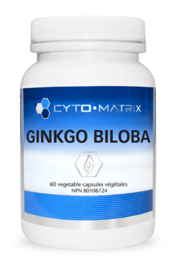 Ginkgo Biloba by Cytomatrix® – Memory, Cognitive Function & Circulation Support | 60 Vegetable Capsules