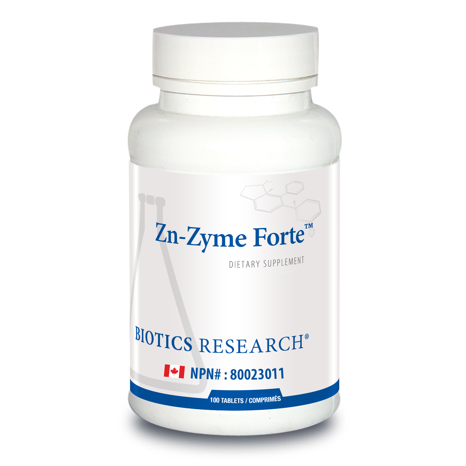 Zn-Zyme Forte | Biotics Research® | 100 Tablets