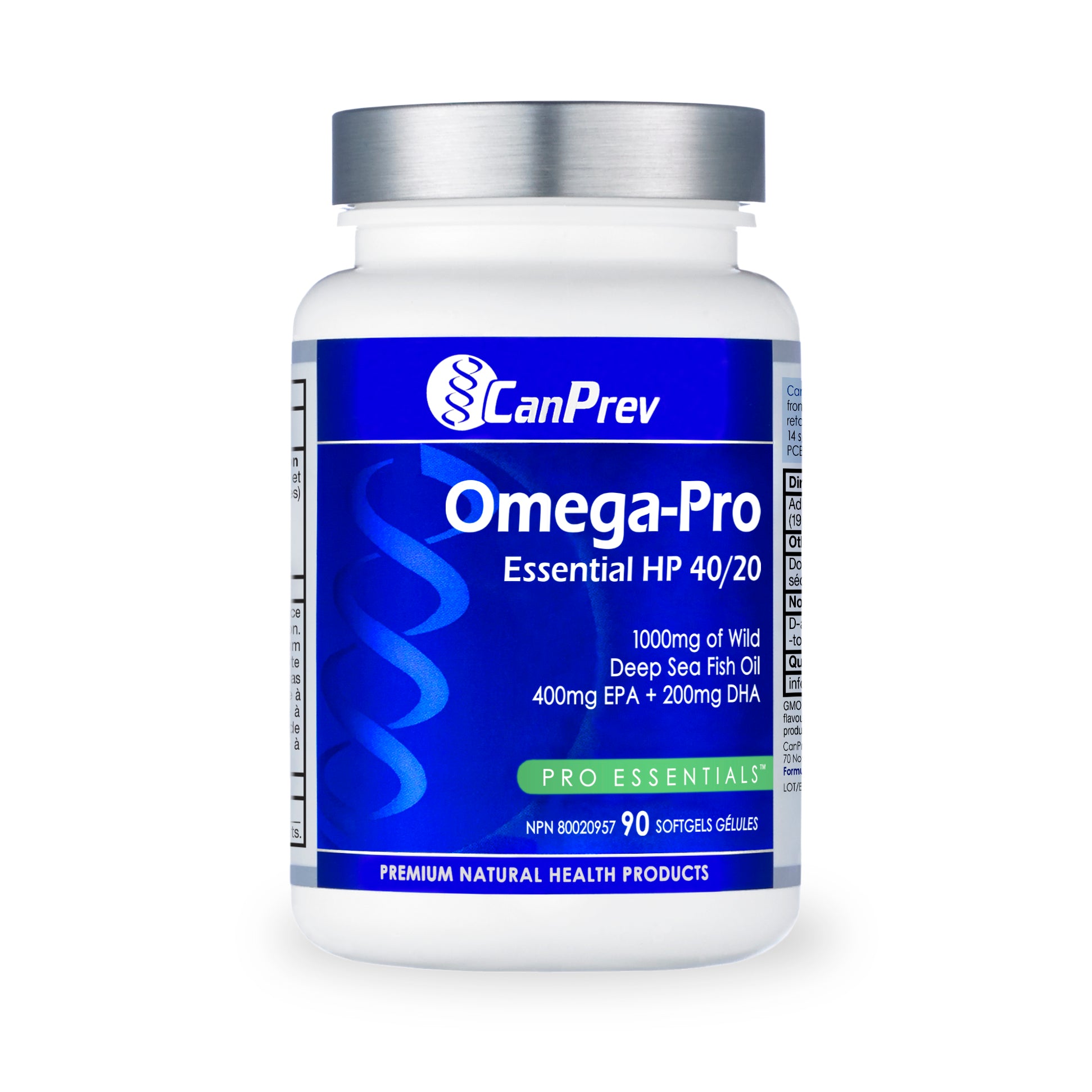 Omega-Pro Essential HP 40/20 | CanPrev | 90 Softgels
