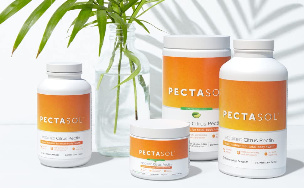 PectaSol® Capsules by ecoNugenics – Modified Citrus Pectin for Cellular & Immune Health | 90 or 270 Vegetarian Capsules