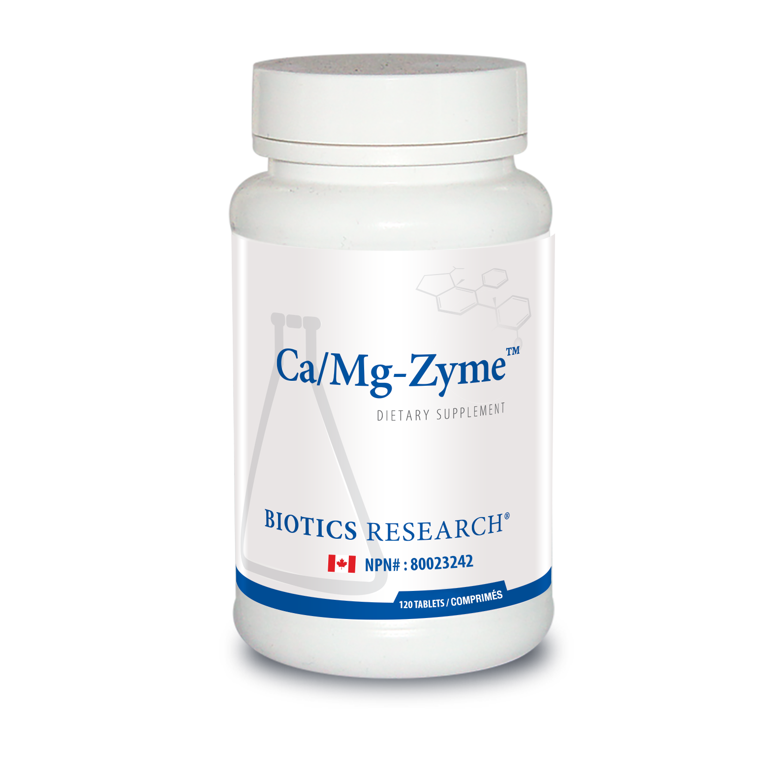 Ca/Mg-Zyme™ | Biotics Research® | 120 Tablets