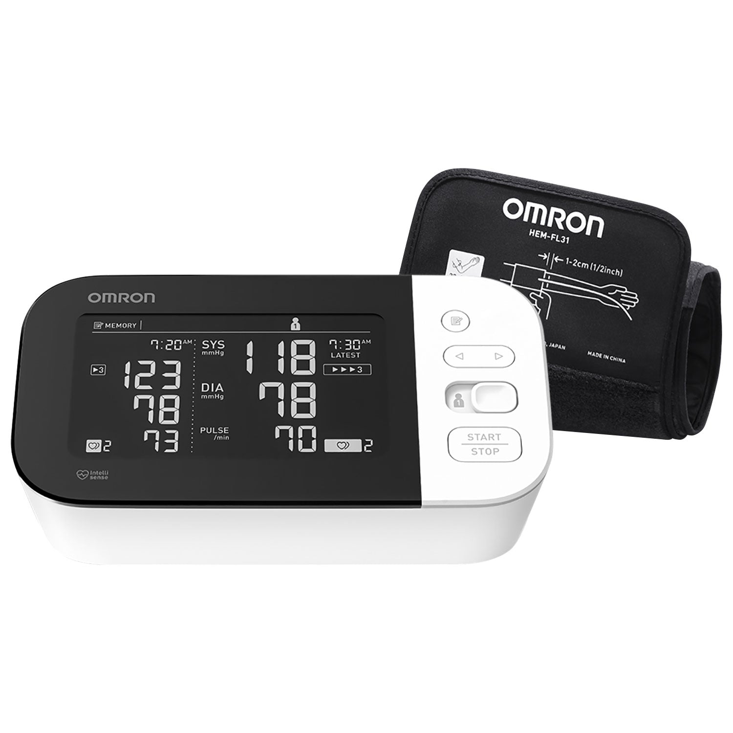 Upper Arm Blood Pressure Monitor by OMRON® – Clinically Validated Home BP Monitoring | Medical Device