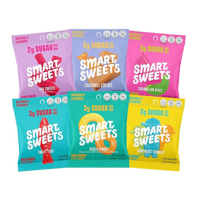 Low Sugar Candy | SmartSweets | Variety of flavour | 50 g