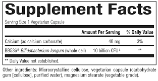Probiotic-Pro BB536® by Bioclinic® Naturals – 10 Billion CFU Bifidobacterium longum | 60 Vegetarian Capsules