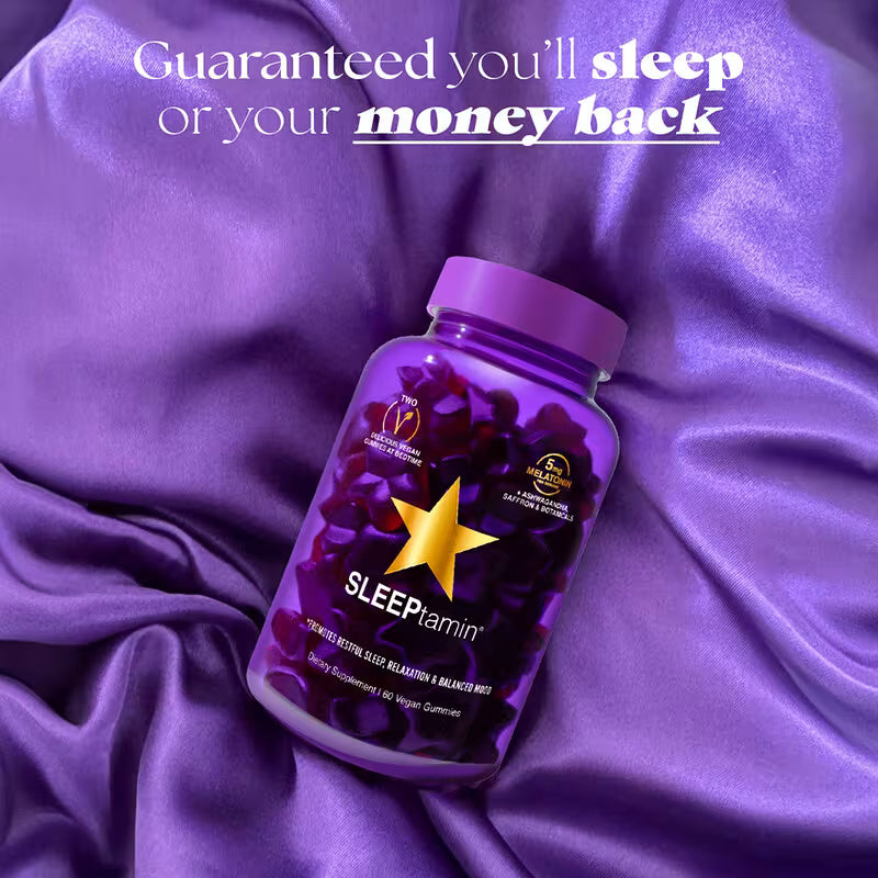 SLEEPtamin® by HAIRtamin® – Sleep, Relaxation & Mood Support | 60 Vegan Gummies