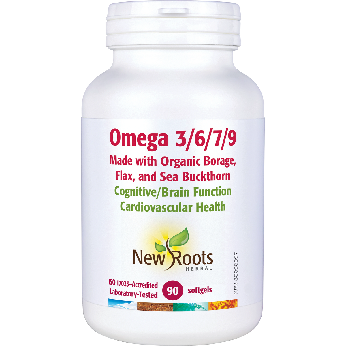 Omega 3/6/7/9 | New Roots Herbal® | 90 or 180 Softgels