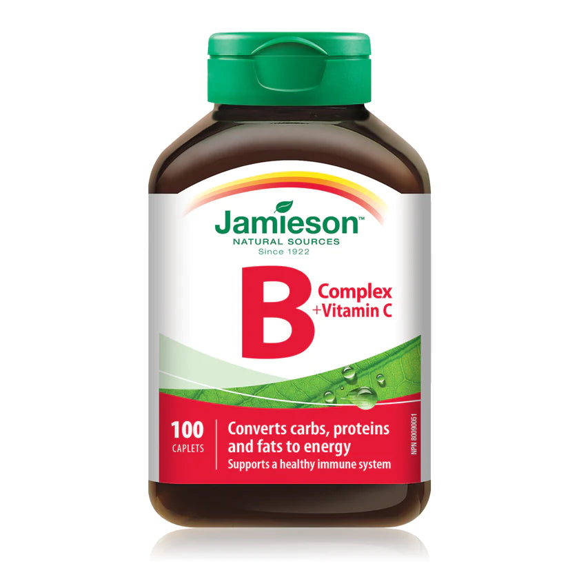 B Complex & Vitamin C | Jamieson™ | 100 Caplets